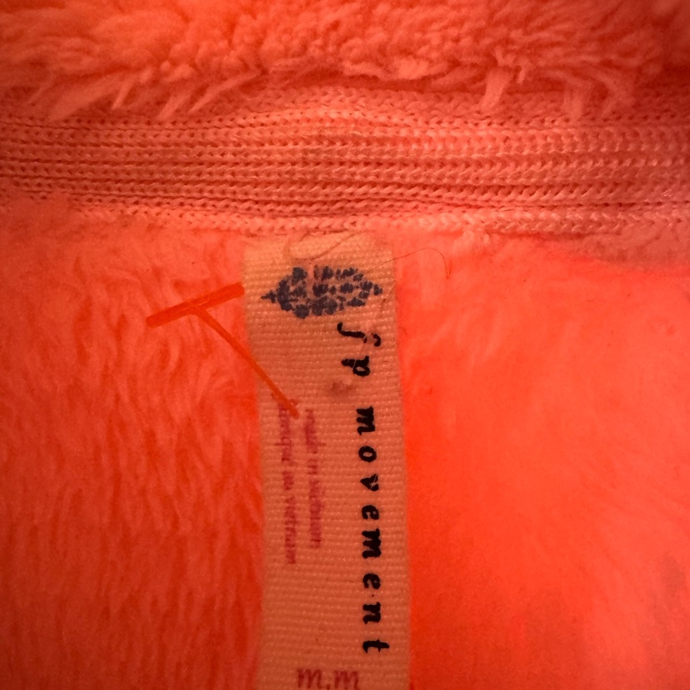 FreePeople Cozy Coral Fleece Jacket sz Med - Picture 2 of 5